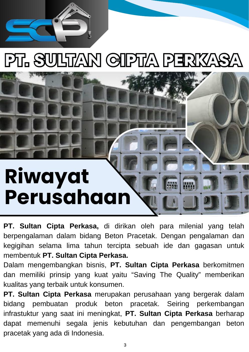 Dokumentasi produk beton pracetak
