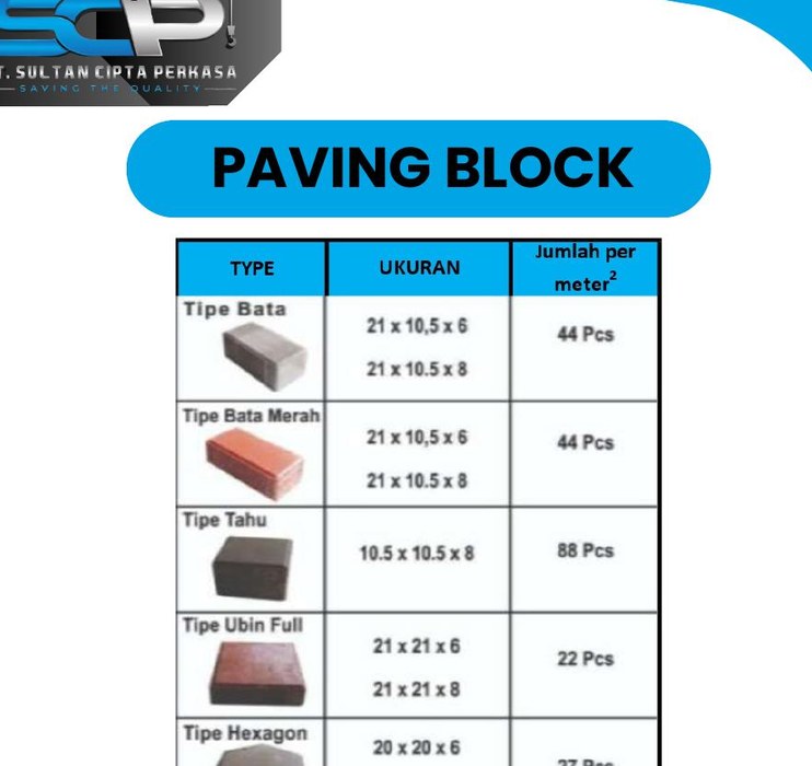 Paving Block beton